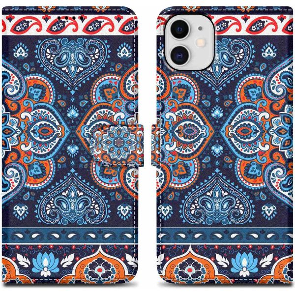 Cadorabo Custodia Protettiva Per Apple Iphone 11 Case Design Blu Custodia Per Cellulare Custodia Protettiva Custodia Magnetica Custodia Cover-image
