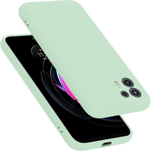 Cadorabo Custodia Protettiva Per Motorola Edge 20 Lite / Fusion Custodia In Verde Per Cellulare Custodia Cover Tpu Etui-image