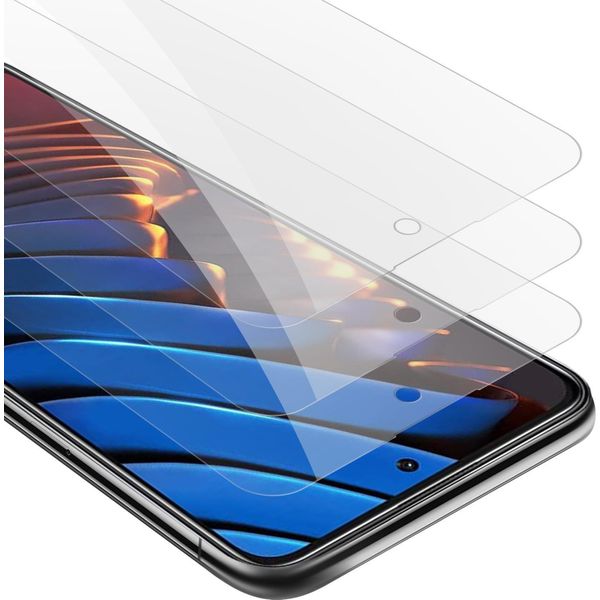Cadorabo 3X Pellicola Blindata Per Xiaomi Poco X3 Gt Pellicola Protettiva In Vetro Trasparente Temperato Di Protezione Del Display-image