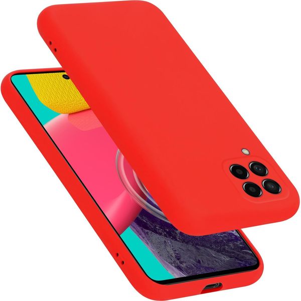 Cadorabo Custodia Protettiva Per Samsung Galaxy M53 5G In Rosso Custodia Del Telefono Cellulare Case Cover Tpu Etui-image