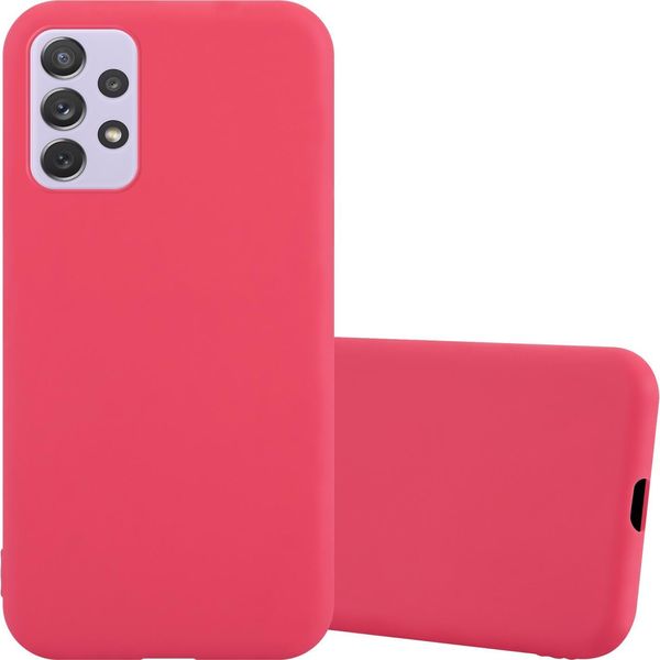 Cadorabo Custodia Per Samsung Galaxy A73 5G Custodia Protettiva In Rosso Custodia Del Telefono Cellulare Tpu Silicone Custodia Cover-image