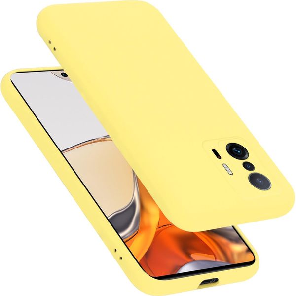 Cadorabo Custodia Protettiva Per Xiaomi 11T / 11T Pro Custodia In Giallo Telefono Cellulare Case Cover Tpu Custodia-image