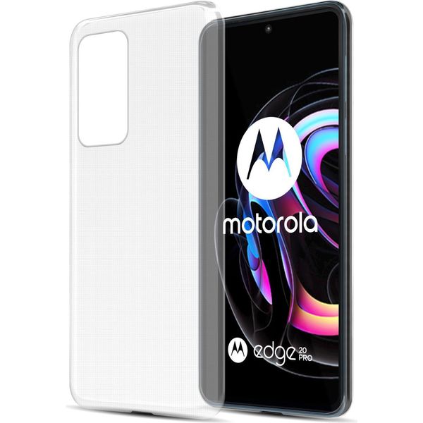 Cadorabo Custodia Per Motorola Edge 20 Pro / Edge S Pro Custodia Protettiva In Tpu Trasparente Custodia Protettiva In Silicone Custodia Etui-image