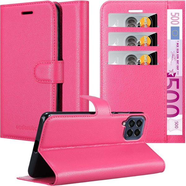Cadorabo Custodia Per Samsung Galaxy M33 5G Custodia Protettiva In Rosa Custodia Per Telefono Cellulare Custodia Cover Chiusura Magnetica-image