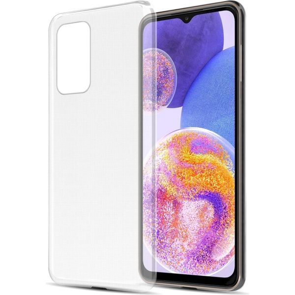 Cadorabo Cover Per Samsung Galaxy A23 4G Cover Protettiva In Trasparente Cover Protettiva Tpu Silicone Cover Custodia-image