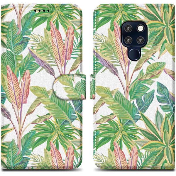 Cadorabo Custodia Protettiva Per Huawei Mate 20 Cover Design Green Rainforest No.8 Custodia Per Telefono Cellulare Custodia Protettiva Cover Cover Magnetica-image