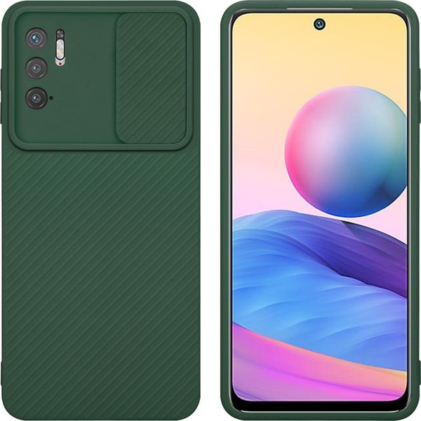 Custodia Cadorabo Per Xiaomi Redmi Note 10 5G / Poco M3 Pro 5G Custodia Protettiva In Verde Custodia Per Cellulare Tpu Custodia Cover-image