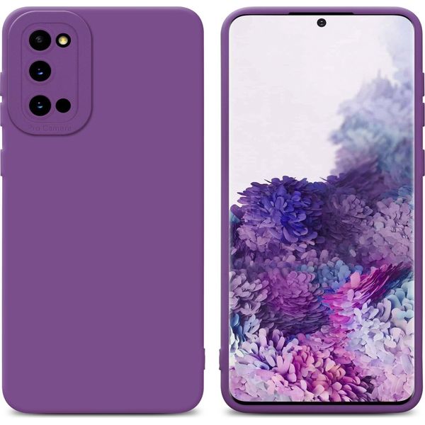 Cadorabo Cover Per Samsung Galaxy S20 Cover Protettiva In Silicone Tpu Viola Custodia Per Telefono Cellulare-image