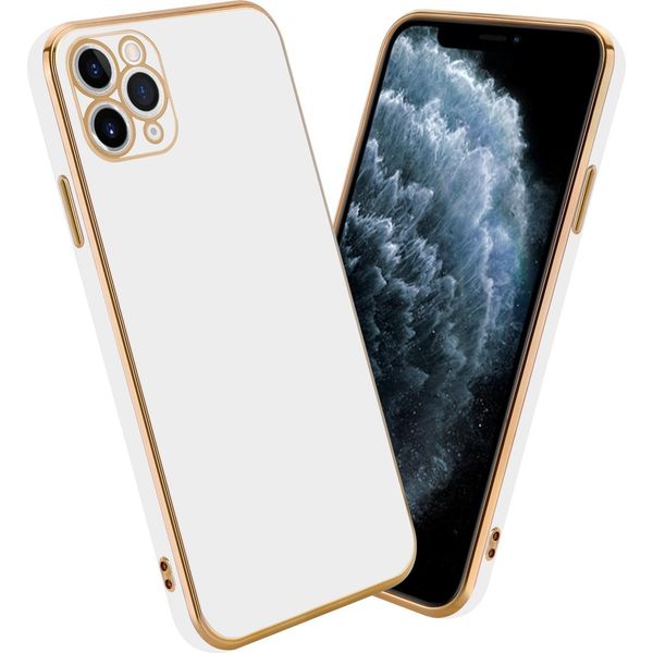 Cadorabo Custodia Protettiva Per Apple Iphone 12 Pro Custodia In Bianco Telefono Cellulare Custodia Tpu Silicone Fotocamera Protezione Custodia-image