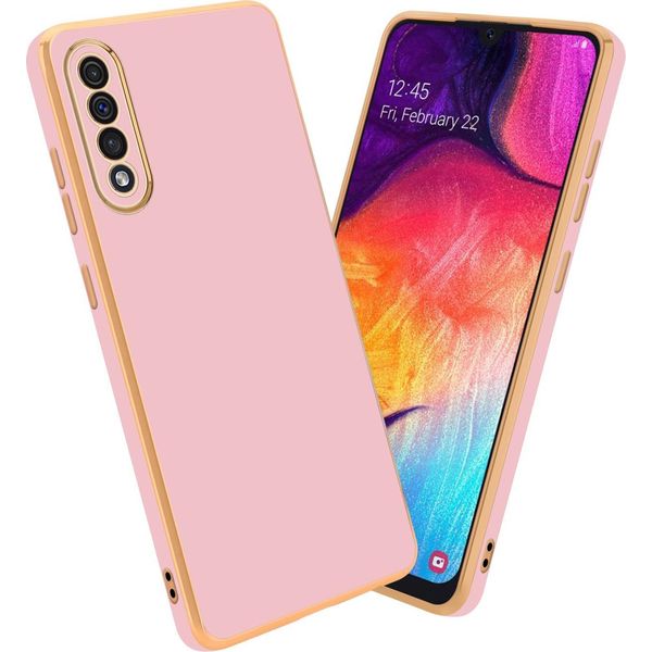 Cadorabo Custodia Protettiva Per Samsung Galaxy A50 4G / A50S / A30S Cover In Rosa Custodia Del Telefono Cellulare Tpu Silicone Fotocamera Protezione Caso-image