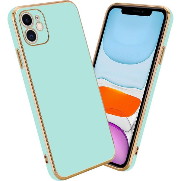 Cadorabo Custodia Protettiva Per Apple Iphone 11 Caso In Verde Telefono Cellulare Custodia Tpu Silicone Fotocamera Protezione Caso-image