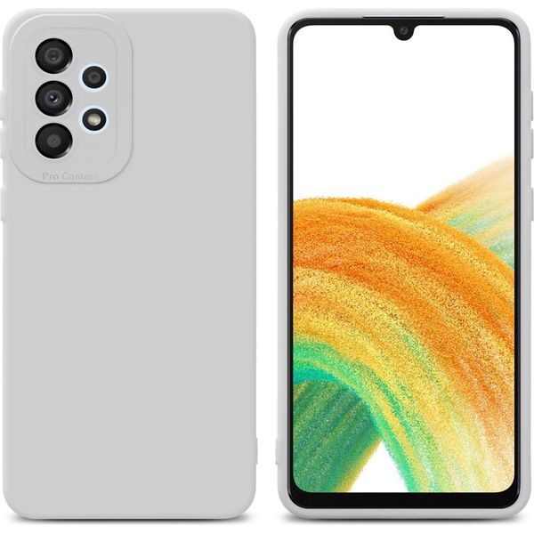 Cadorabo Cover Per Samsung Galaxy A72 4G / 5G Cover Protettiva In Tpu Bianco Custodia In Silicone Custodia Del Telefono Cellulare-image