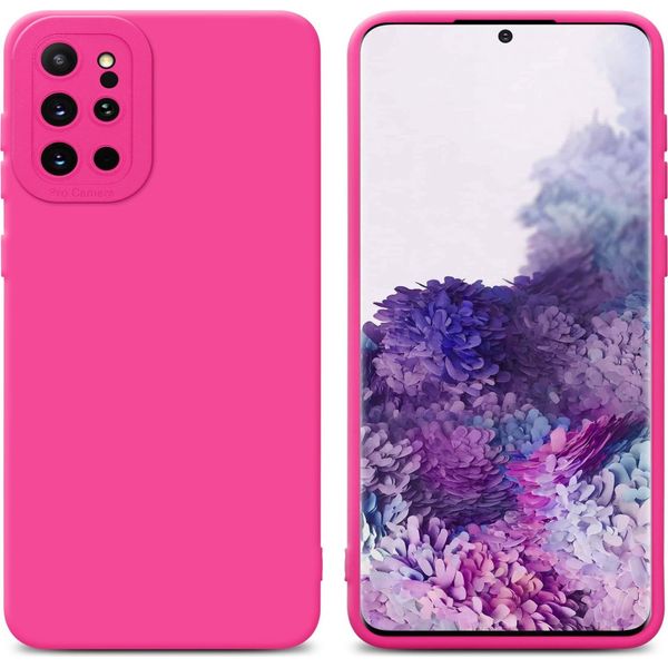 Cadorabo Cover Per Samsung Galaxy S20 Plus Cover Protettiva In Silicone Tpu Rosa Custodia Per Cellulare-image