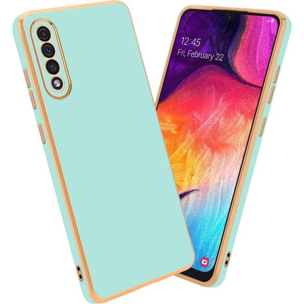 Cadorabo Custodia Protettiva Per Samsung Galaxy A50 4G / A50S / A30S Cover In Verde Telefono Cellulare Cover Tpu Silicone Fotocamera Protezione Caso-image