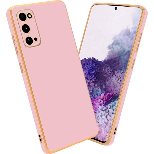 Cadorabo Custodia Protettiva Per Samsung Galaxy S20 In Rosa Custodia Del Telefono Cellulare Custodia In Silicone Tpu Fotocamera Protezione Caso-image