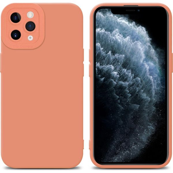 Custodia Cadorabo Per Apple Iphone 11 Pro Custodia Protettiva In Tpu Arancione Custodia In Silicone Custodia Per Telefono Cellulare-image