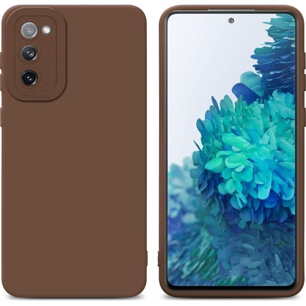 Cadorabo Cover Per Samsung Galaxy S20 Fe Cover Protettiva In Tpu Marrone Custodia In Silicone Custodia Per Cellulare-image