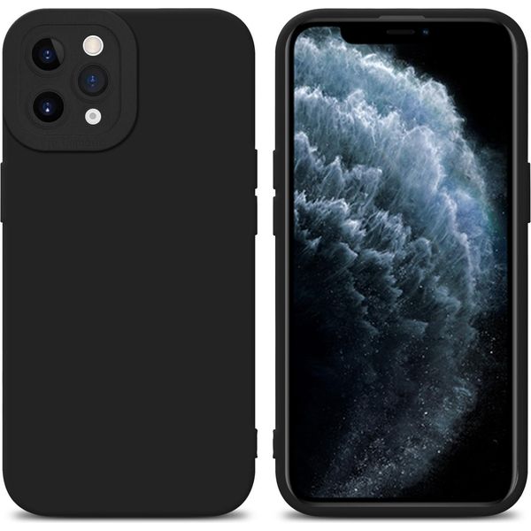 Custodia Cadorabo Per Apple Iphone 11 Pro Custodia Protettiva In Tpu Nero Custodia In Silicone Custodia Per Telefono Cellulare-image