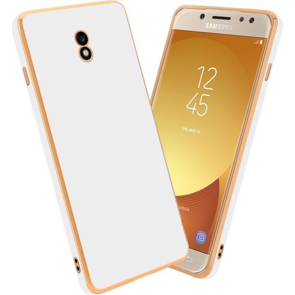 Cadorabo Cover Protettiva Per Samsung Galaxy J5 2017 Cover In Bianco Copertura Del Telefono Cellulare Tpu Silicone Fotocamera Protezione Caso-image