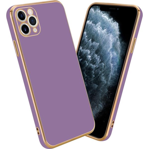 Cadorabo Custodia Protettiva Per Apple Iphone 11 Pro Max In Viola Custodia Del Telefono Cellulare Custodia In Silicone Tpu Fotocamera Protezione Custodia-image