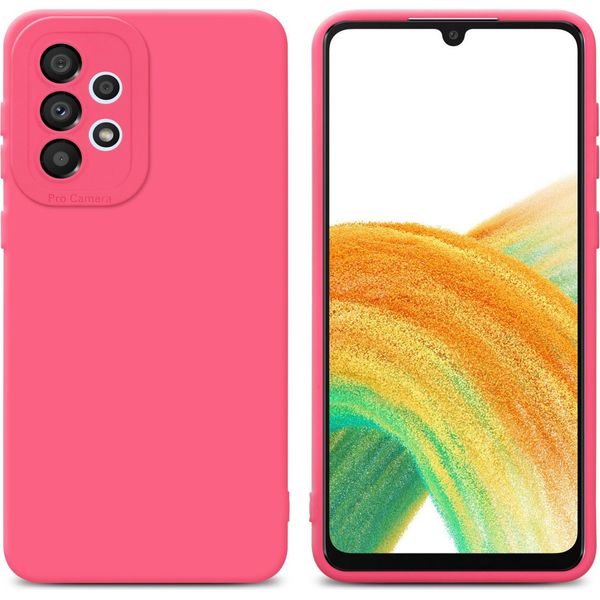 Cadorabo Cover Per Samsung Galaxy A72 4G / 5G Cover Protettiva In Tpu Rosso Custodia In Silicone Custodia Del Telefono Cellulare-image