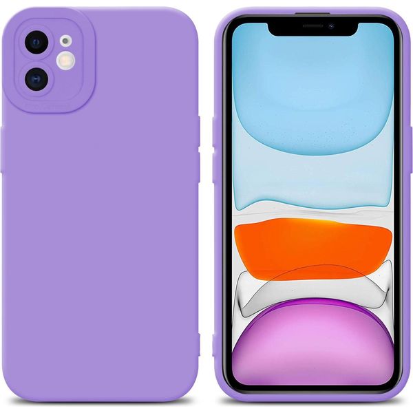 Custodia Cadorabo Per Apple Iphone 11 Custodia Protettiva In Tpu Viola Custodia In Silicone Custodia Per Telefono Cellulare-image