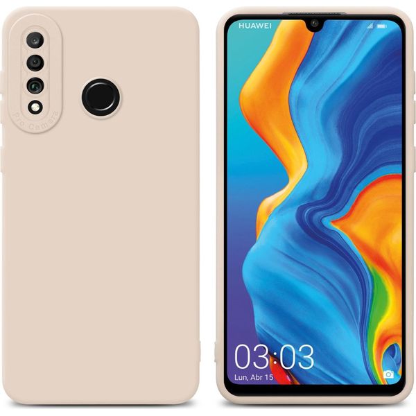 Cadorabo Cover Per Huawei P30 Lite Cover Protettiva In Silicone Tpu Rosa Custodia Per Telefono Cellulare-image