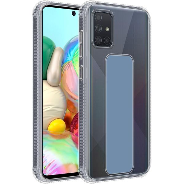 Cadorabo Custodia Protettiva Per Samsung Galaxy A51 4G / M40S Custodia In Blu Custodia Tpu Silicone Cover Funzione Stand-image