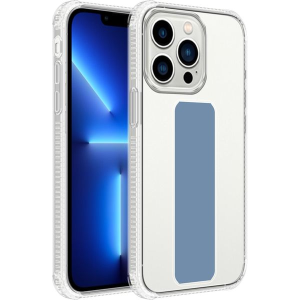 Cadorabo Custodia Protettiva Per Apple Iphone 13 Pro Custodia In Blu Custodia In Silicone Tpu Custodia Cover Funzione Stand-image