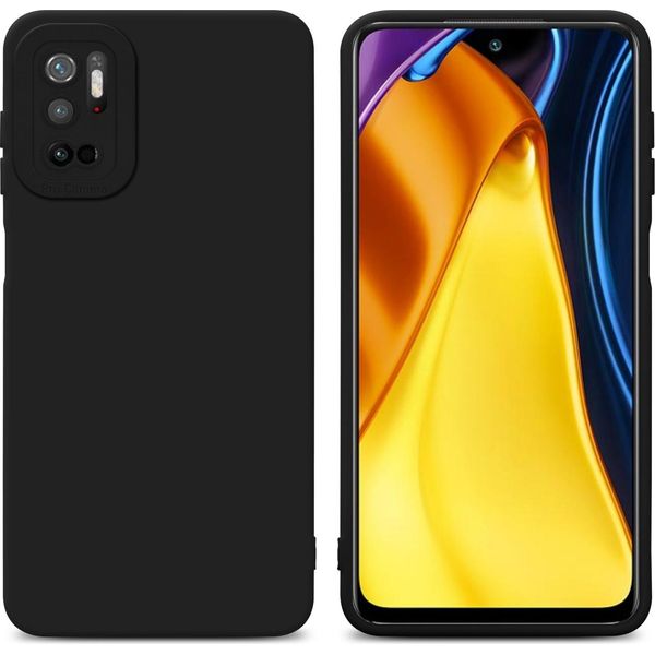 Cadorabo Custodia Per Xiaomi Redmi Note 10 5G / Poco M3 Pro 5G Custodia Protettiva In Silicone Tpu Nero Custodia Per Cellulare-image