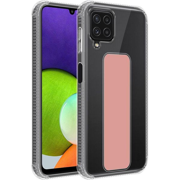 Cadorabo Custodia Protettiva Per Samsung Galaxy A22 4G / M22 / M32 4G Custodia In Rosa Custodia Tpu Silicone Cover Funzione Stand-image