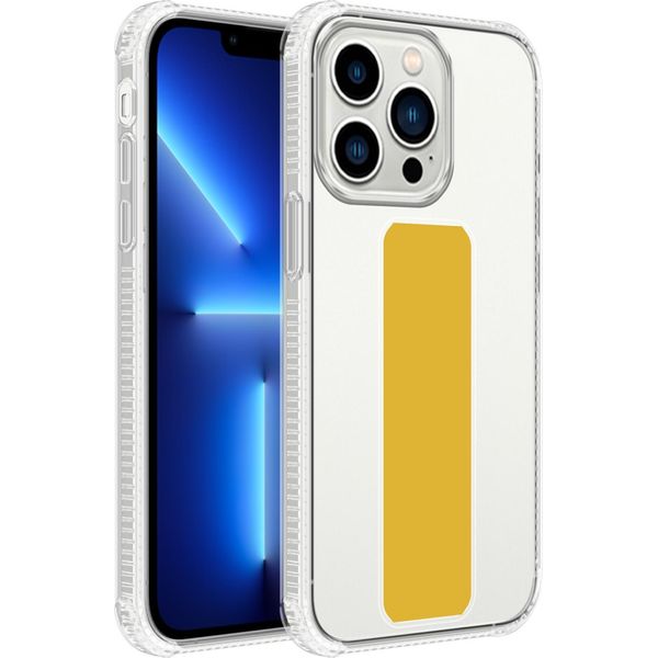 Cadorabo Custodia Protettiva Per Apple Iphone 12 / 12 Pro Custodia In Giallo Custodia In Silicone Tpu Custodia Cover Funzione Stand-image