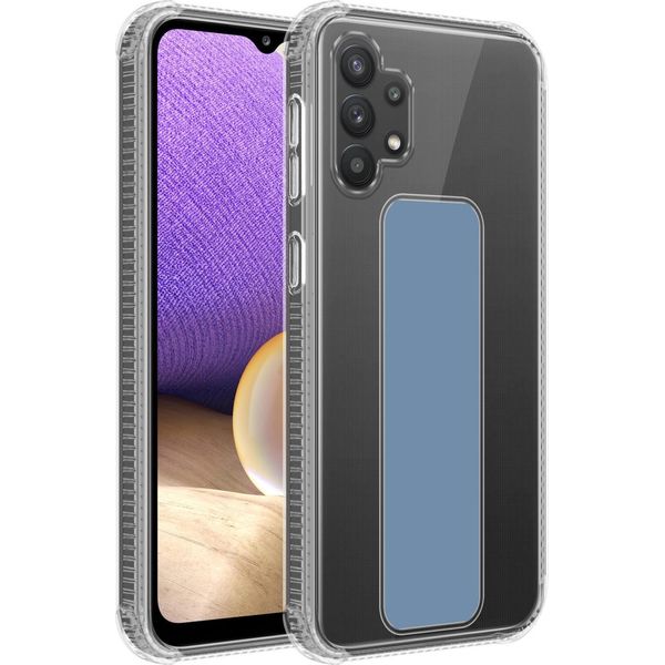 Cadorabo Custodia Protettiva Per Samsung Galaxy A32 5G Custodia In Blu Custodia Tpu Silicone Cover Funzione Stand-image