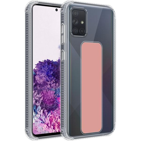 Cadorabo Custodia Protettiva Per Samsung Galaxy A71 4G Custodia In Rosa Custodia In Silicone Tpu Cover Funzione Stand-image
