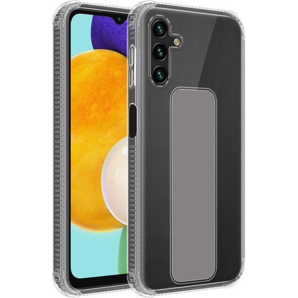 Cadorabo Custodia Protettiva Per Samsung Galaxy A13 5G In Grigio Custodia In Silicone Tpu Custodia Cover Stand Funzione-image