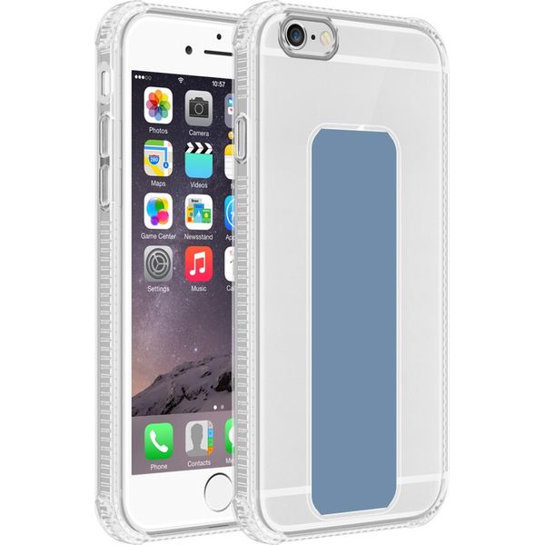 Cadorabo Custodia Protettiva Per Apple Iphone 6 Plus / 6S Plus Custodia In Blu Custodia In Silicone Tpu Cover Funzione Stand-image