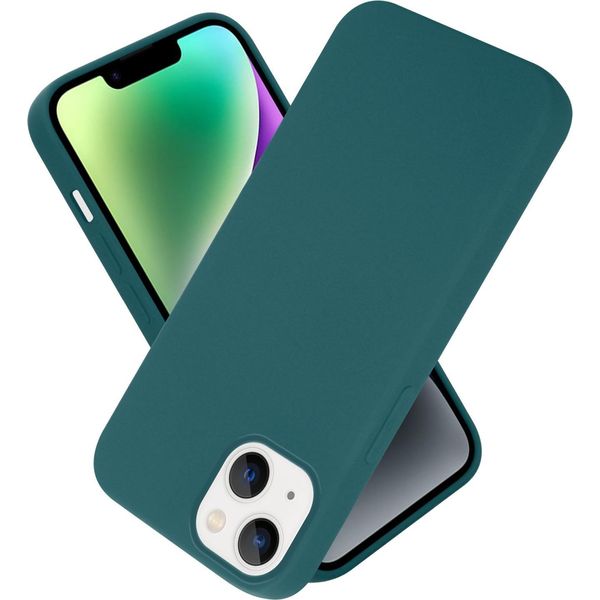 Cadorabo Custodia Protettiva Per Apple Iphone 14 Plus Custodia In Verde Telefono Cellulare Custodia Cover Tpu Etui-image