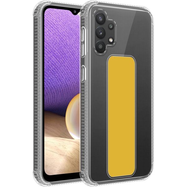 Cadorabo Custodia Protettiva Per Samsung Galaxy A32 4G Custodia In Giallo Custodia In Silicone Tpu Custodia Cover Funzione Stand-image
