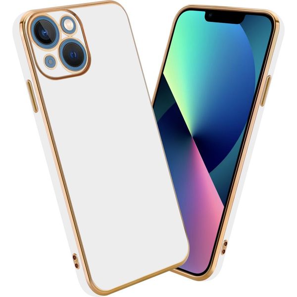Cadorabo Custodia Protettiva Per Apple Iphone 14 Custodia In Bianco Telefono Cellulare Custodia Tpu Silicone Fotocamera Protezione Caso-image