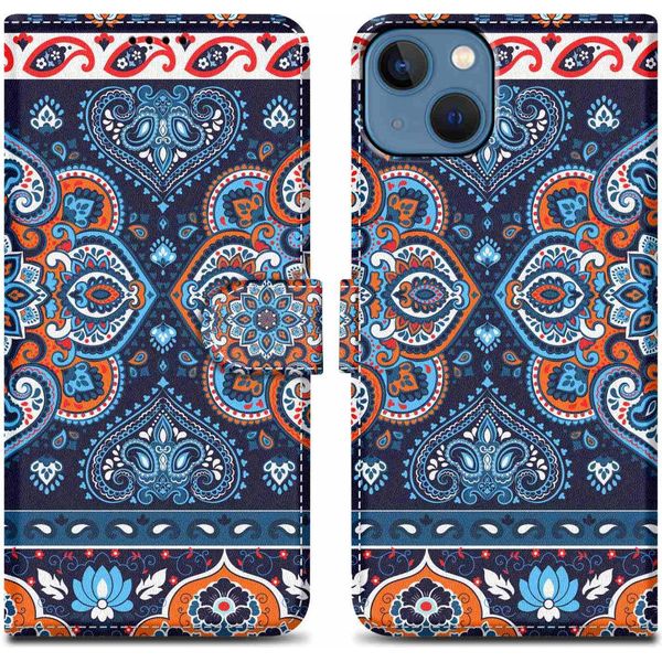 Cadorabo Custodia Protettiva Per Apple Iphone 14 Plus Custodia Design Blu Custodia Per Telefono Cellulare Custodia Protettiva Custodia Magnetica Custodia Cover-image