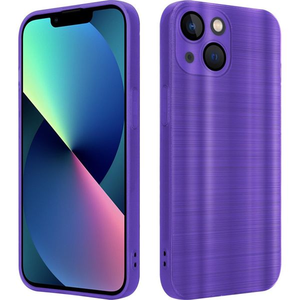 Custodia Cadorabo Per Apple Iphone 13 Copertura Protettiva In Viola Custodia Del Telefono Cellulare Custodia In Silicone Tpu Custodia-image
