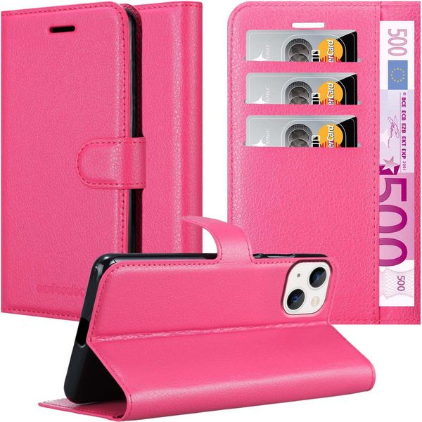 Cadorabo Custodia Per Apple Iphone 14 Custodia Protettiva In Rosa Custodia Per Cellulare Cover Chiusura Magnetica-image
