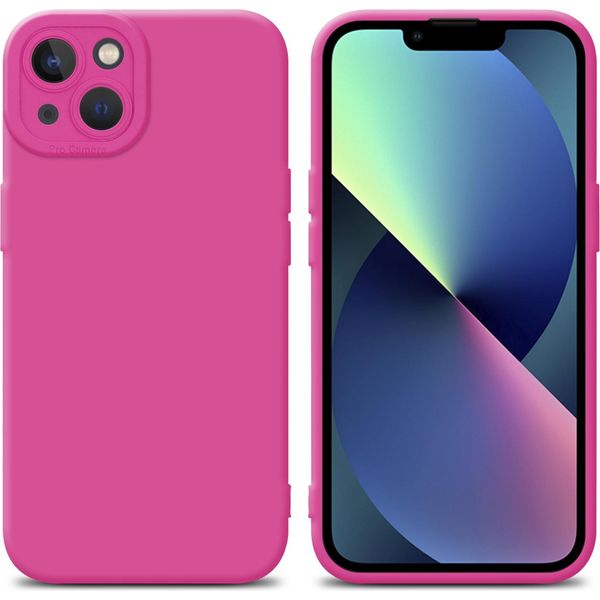 Custodia Cadorabo Per Apple Iphone 14 Plus Custodia Protettiva In Tpu Rosa Custodia In Silicone Custodia Per Telefono Cellulare-image