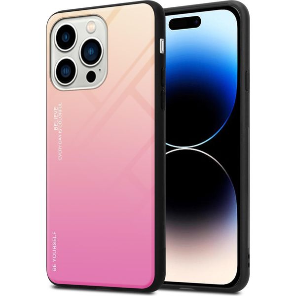 Cadorabo Custodia Per Apple Iphone 14 Pro Max Custodia Protettiva In Nero Custodia Per Cellulare Tpu Etui Cover Case Vetro Temperato-image