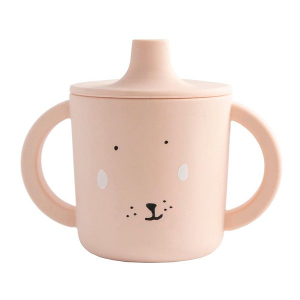 Tazza Per Bere In Silicone Trixie Rosa Baby Mrs Rabbit A Prova Di Perdite-image