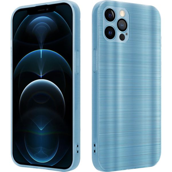 Cadorabo Custodia Per Apple Iphone 12 Pro Max Custodia Protettiva In Turchese Custodia Del Telefono Cellulare Custodia In Silicone Tpu Custodia-image
