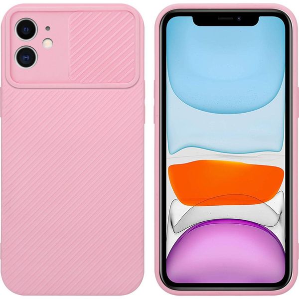 Cadorabo Custodia Per Apple Iphone 11 Custodia Protettiva In Rosa Custodia Del Telefono Cellulare Tpu Custodia Cover Fotocamera Protezione-image