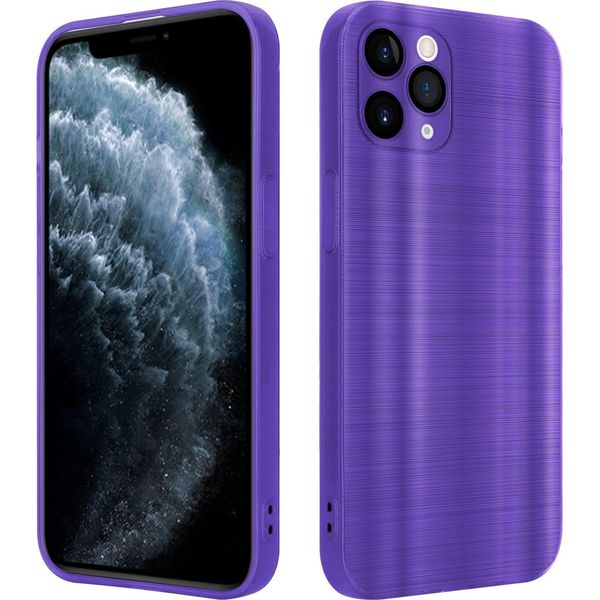 Custodia Cadorabo Per Apple Iphone 11 Pro Custodia Protettiva In Viola Custodia Del Telefono Cellulare Custodia In Silicone Tpu Custodia-image