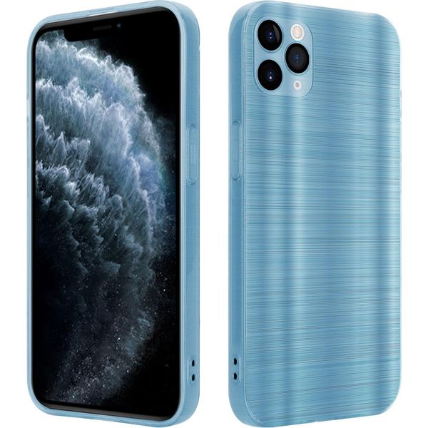 Custodia Cadorabo Per Apple Iphone 11 Pro Max Custodia Protettiva In Turchese Custodia Per Cellulare Custodia In Silicone Tpu Custodia-image