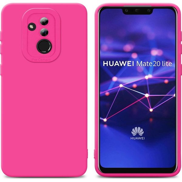 Cadorabo Cover Per Huawei Mate 20 Lite Cover Protettiva In Tpu Rosa Custodia In Silicone Custodia Per Telefono Cellulare-image